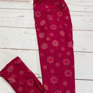 LuLaRoe OS Print Leggings New!  Never worn!